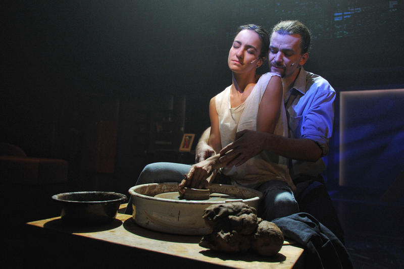 Se Svetlanou Janotovou v inscenaci DUCH